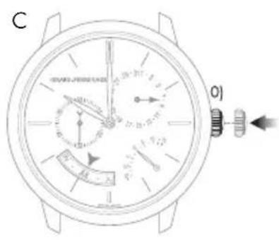 Girard-Perregaux Laureato 80189D11A231CB6A - Data e mese - 3