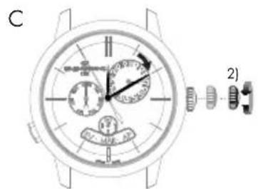 Girard-Perregaux Laureato 80189D11A231CB6A - Ore e minuti - 2