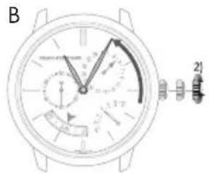 Girard-Perregaux Laureato 80189D11A231CB6A - Heure et minute - 2