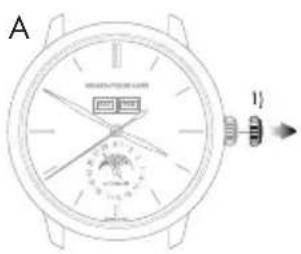 Girard-Perregaux Laureato 80189D11A231CB6A - Stunden und Minuten - 1