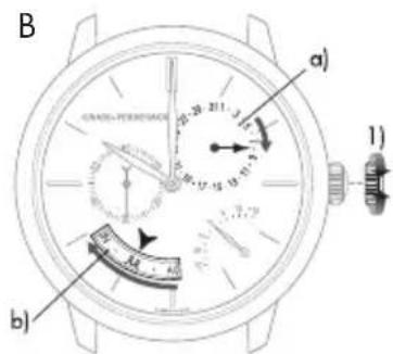 Girard-Perregaux Laureato 801895613256A - Date et mois - 2