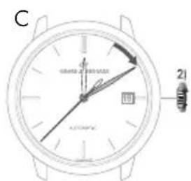 Girard-Perregaux Laureato 801895613256A - Corona de tres posiciones - 5