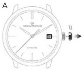 Girard-Perregaux Laureato 801895613256A - Date à guichet - 1