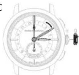Girard-Perregaux Laureato 801891143111A - Segundo huso horario (hora local) - 1