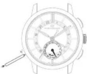 Girard-Perregaux Laureato 801891113111A - Second fuseau horaire (heure locale) - 1
