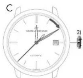 Girard-Perregaux Laureato 801891113111A - position crown - 5