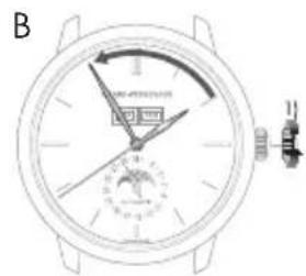 Girard-Perregaux Laureato 801891113111A - Stunden und Minuten - 2