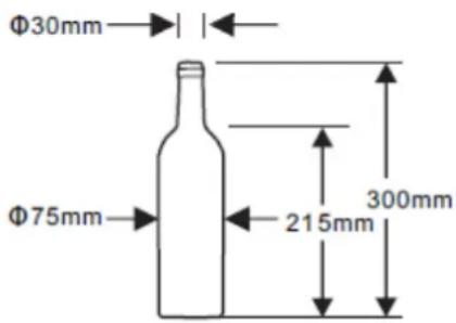 Limit LIWK100 - - Arrangement des bouteilles - 1