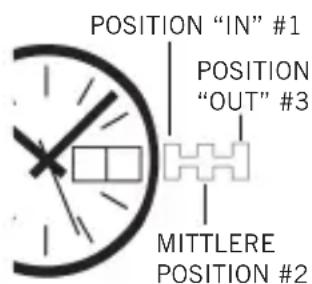 Bulova Precisionist 98B267 - EINSTellen von UHREN MIT GEDRUCKTER KALENDERANZEIGE (KRONE MIT 3 POSITIONEN) - 1