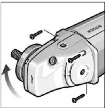BOSCH GWS 24230 BV Professional - Koneen pään kierto - 1