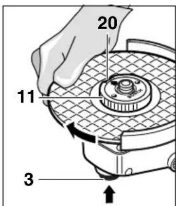 BOSCH PWS 550 - Quick Clamping Nut SDS-e/ie - 1