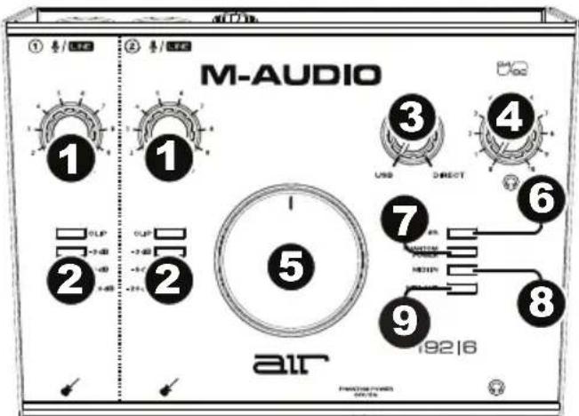 M-AUDIO AIR 192|6 - Oberseite - 1