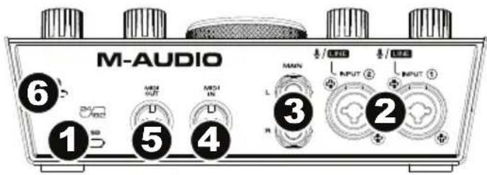 M-AUDIO AIR 192|6 - Paneltrasero - 1
