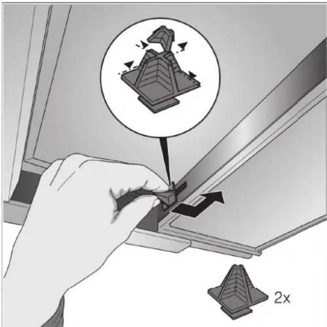 CONSTRUCTA CD30645 - Aanslag van het uitschuifbare filterdeel wijzigen - 1