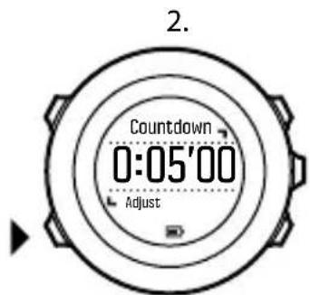 SUUNTO Ambit 3 Peak 2.0 - Compte à rebours - 1