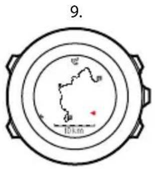 SUUNTO Ambit 3 Peak 2.0 - Navigation le long d'un itinéraire - 11