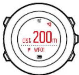 SUUNTO Ambit 3 Peak 2.0 - Vue de la navigation par points de passage - 1