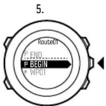 SUUNTO Ambit 3 Peak 2.0 - Navigation le long d'un itinéraire - 7