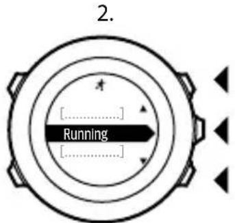 SUUNTO Ambit 3 Peak 2.0 - Changement manuel de mode sportif - 2