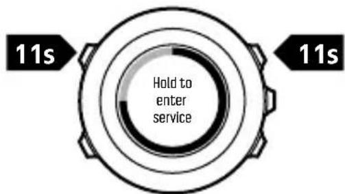 SUUNTO Ambit 3 Peak 2.0 - Menu de maintenance - 1