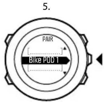 SUUNTO Ambit 3 Peak 2.0 - Liaison des capteurs de vitesse et de foulée et capteurs de fréquence cardiaque - 4