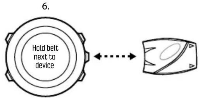 SUUNTO Ambit 3 Peak 2.0 - Liaison des capteurs de vitesse et de foulée et capteurs de fréquence cardiaque - 5