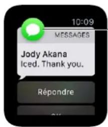 APPLE Watch v1.0 - Répondre aux notifications dés leur réception - 1