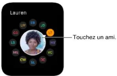 APPLE Watch v1.0 - Contacter vos amis - 2
