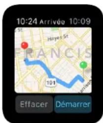 APPLE Watch v1.0 - Suivre un itinétaire - 1
