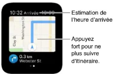 APPLE Watch v1.0 - Suivre un itinétaire - 3