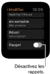 APPLE Watch v1.0 - Régler des réveils - 10