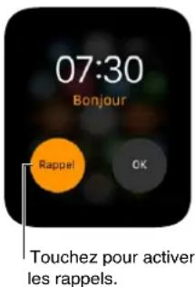 APPLE Watch v1.0 - Régler des réveils - 9