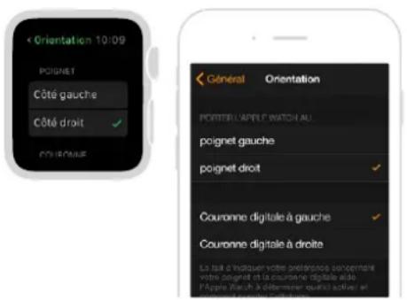 APPLE Watch v1.0 - Changer de langue et d'orientation - 2