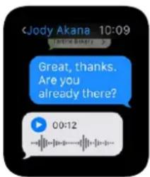 APPLE Watch v1.0 - Envoyer et gérer les messages - 2