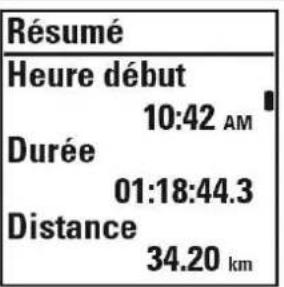 POLAR M450 - Résumé de l'entrainement sur votre M450 - 2