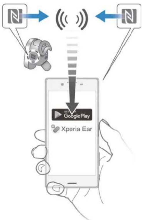 SONY Xperia Ear XEA10 - Pour configurer votre xperia™ ear à l'aide de la fonction NFC - 1