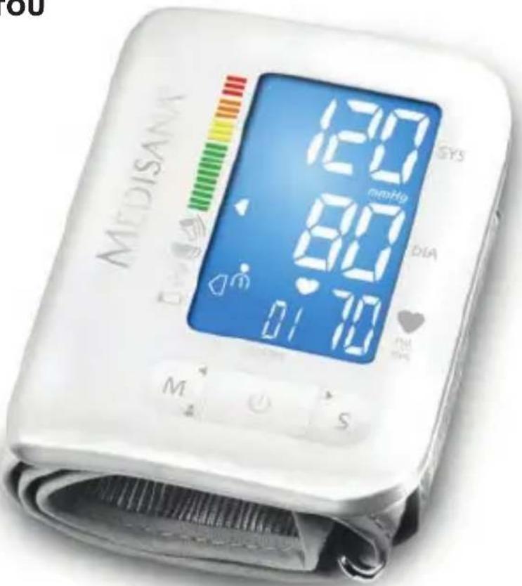MEDISANA BW 300 Connect - DE Handgelenk-Blutdruckmessgerät - 5