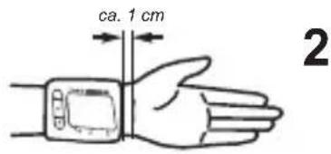 MEDISANA BW 300 Connect - Ratt ställning vid matningen: - 2
