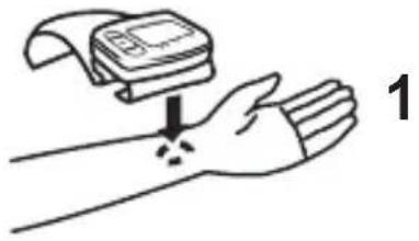 MEDISANA BW 300 Connect - Fitting the cuff - 1