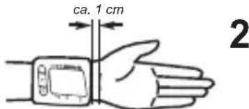 MEDISANA BW 300 Connect - Bevestigen van de manchet - 2
