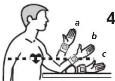 MEDISANA BW 300 Connect - De correcte meetpositie: - 3