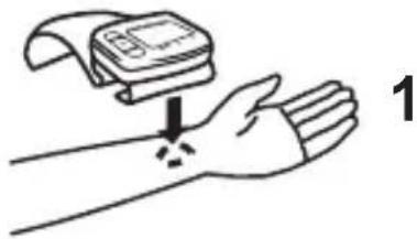 MEDISANA BW 300 Connect - Anlagen der Druckmanschette - 1