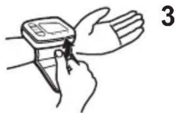 MEDISANA BW 300 Connect - Fitting the cuff - 3