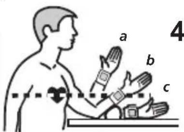 MEDISANA BW 300 Connect - A posicao correcta a medicacao: - 1