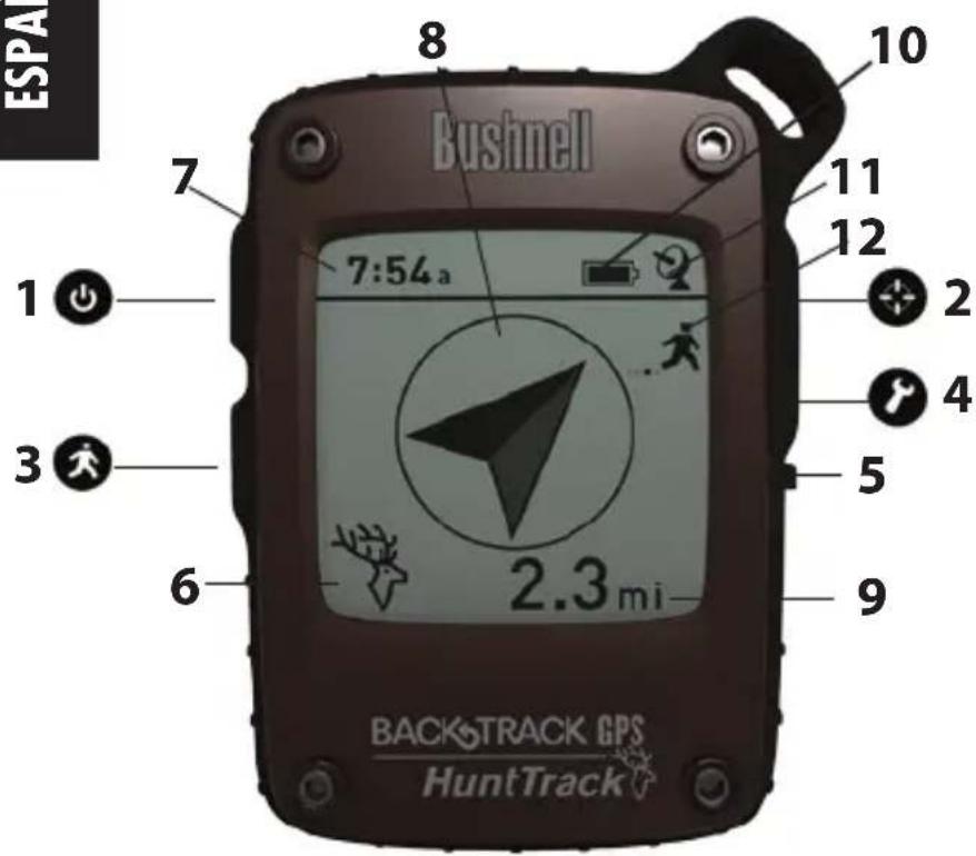 BUSHNELL BackTrack HuntTrack - Guía de control y visualización - 1