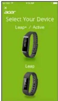 ACER Leap Active W1C - Het Leap-apparaat koppelen met de telefoon - 2