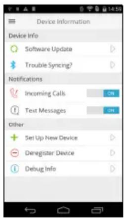 ACER Leap Active W1C - Cambio de la configuración de notificación - 1