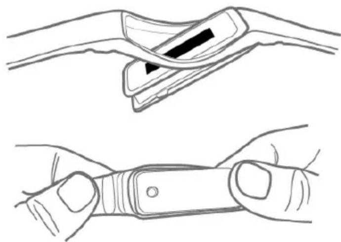 ACER Leap Active W1C - Changing the strap - 1