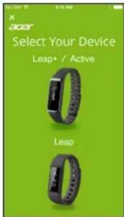 ACER Leap Active W1C - Associer votre appareil Leap et votre téléphone - 2