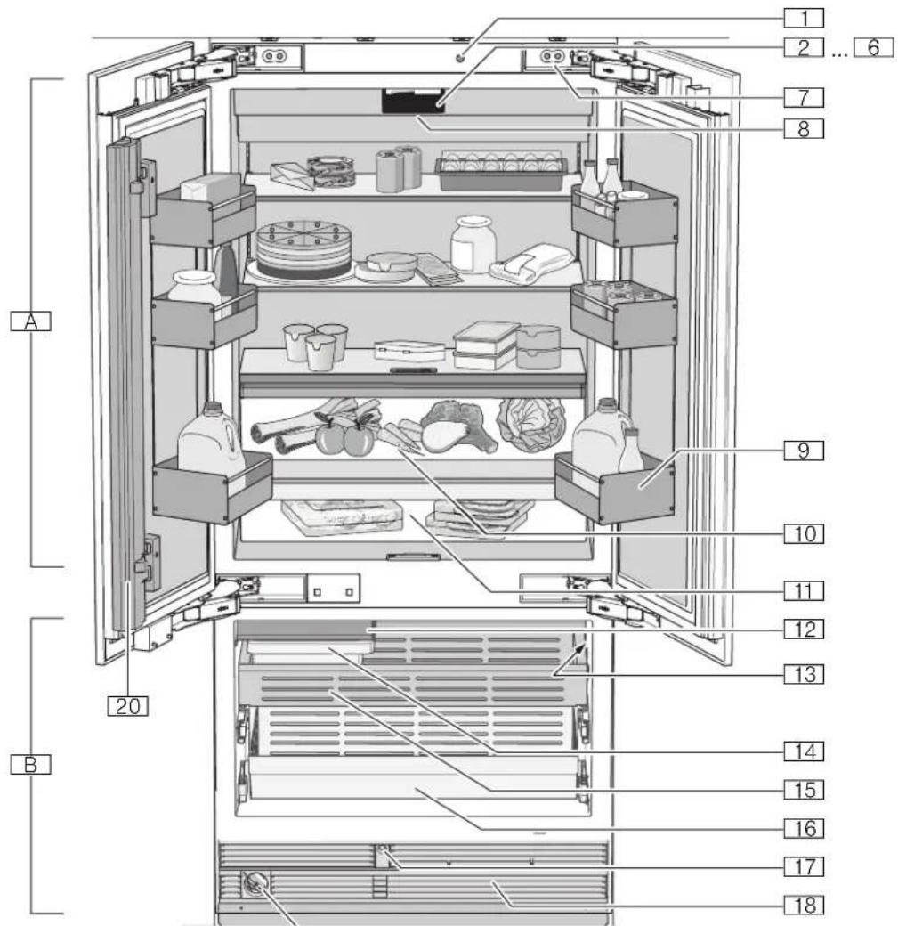 GAGGENAU RB492704 - Aparato de 3 puertas - 1